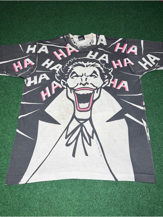Screen Stars Other - CRAZY Vintage 80s Joker Batman Killing Joke T-shirt, Comic Book All Over Print